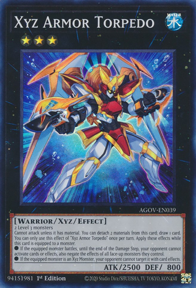 Xyz Armor Torpedo [AGOV-EN039] Super Rare | Good Games Adelaide SA