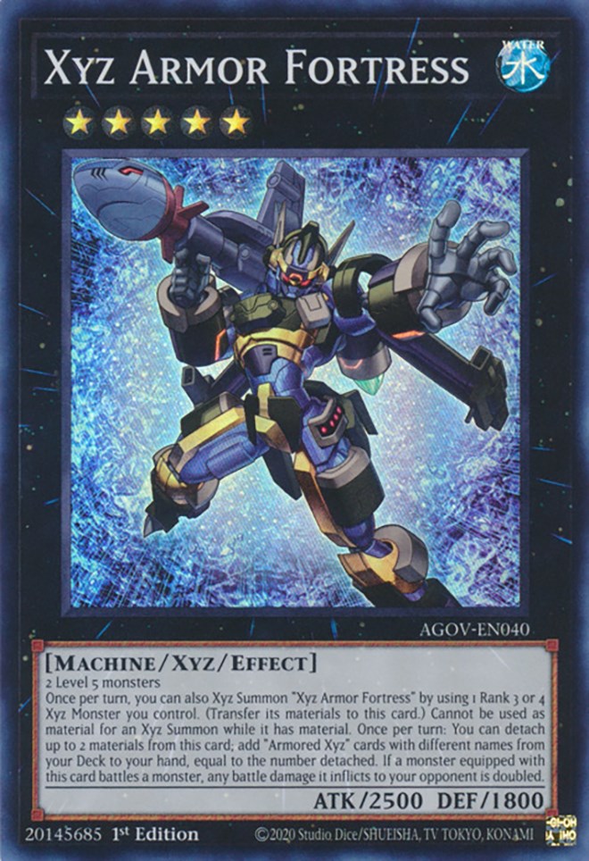 Xyz Armor Fortress [AGOV-EN040] Super Rare | Good Games Adelaide SA