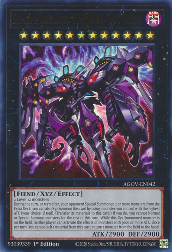 Super Starslayer TY-PHON - Sky Crisis [AGOV-EN042] Ultra Rare | Good Games Adelaide SA