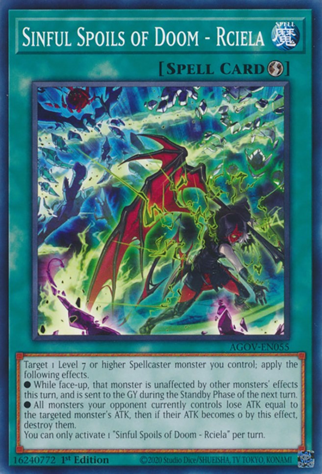 Sinful Spoils of Doom - Rciela [AGOV-EN055] Common | Good Games Adelaide SA