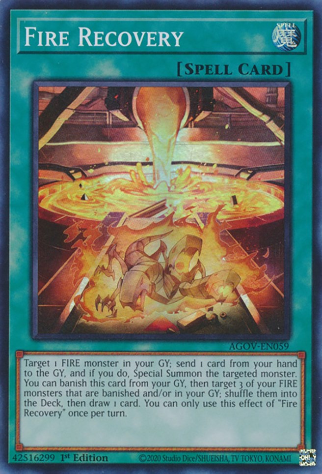 Fire Recovery [AGOV-EN059] Super Rare | Good Games Adelaide SA