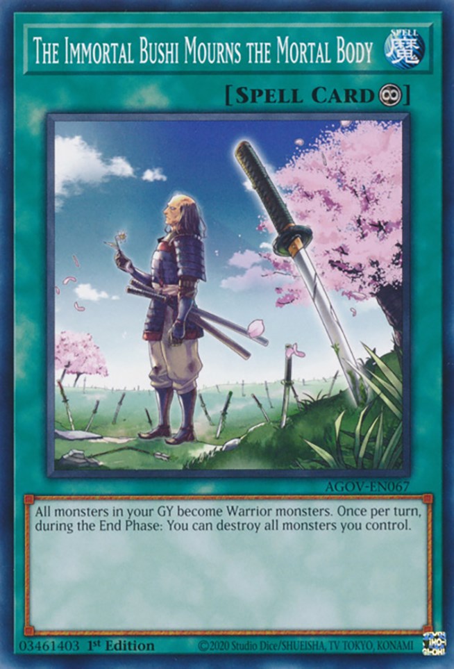 The Immortal Bushi Mourns the Mortal Body [AGOV-EN067] Common | Good Games Adelaide SA