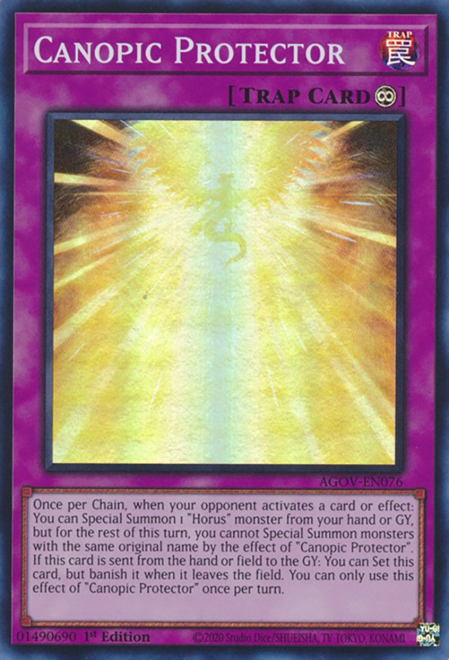 Canopic Protector [AGOV-EN076] Super Rare | Good Games Adelaide SA