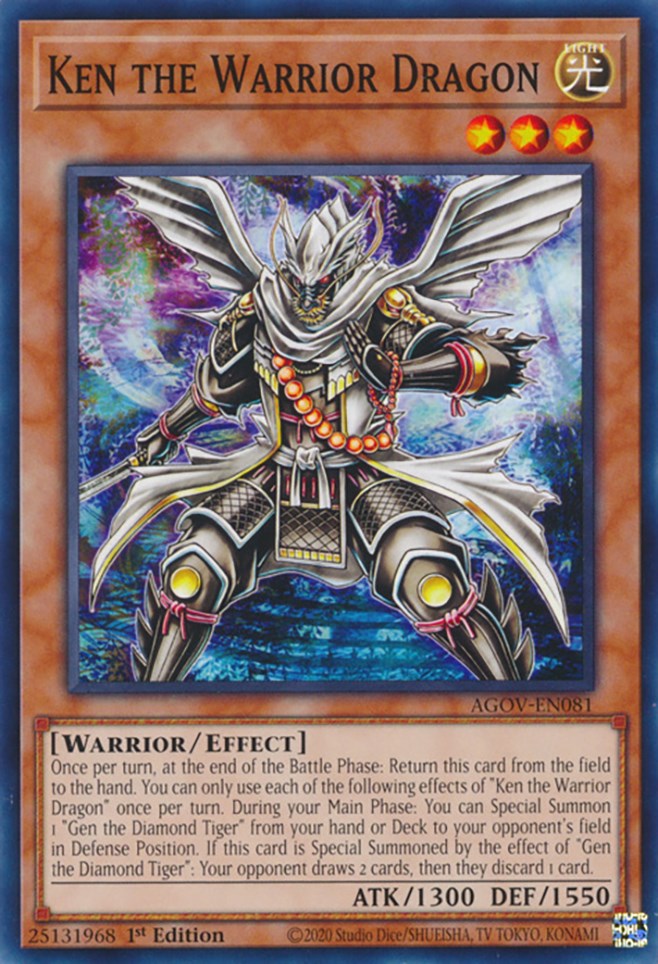 Ken the Warrior Dragon [AGOV-EN081] Common | Good Games Adelaide SA