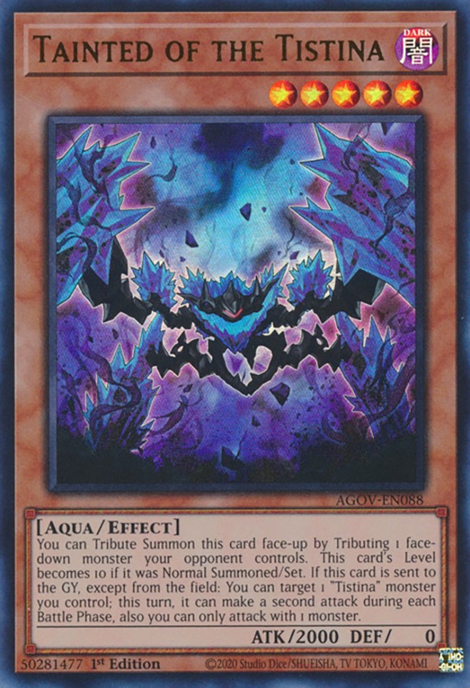 Tainted of the Tistina [AGOV-EN088] Ultra Rare | Good Games Adelaide SA