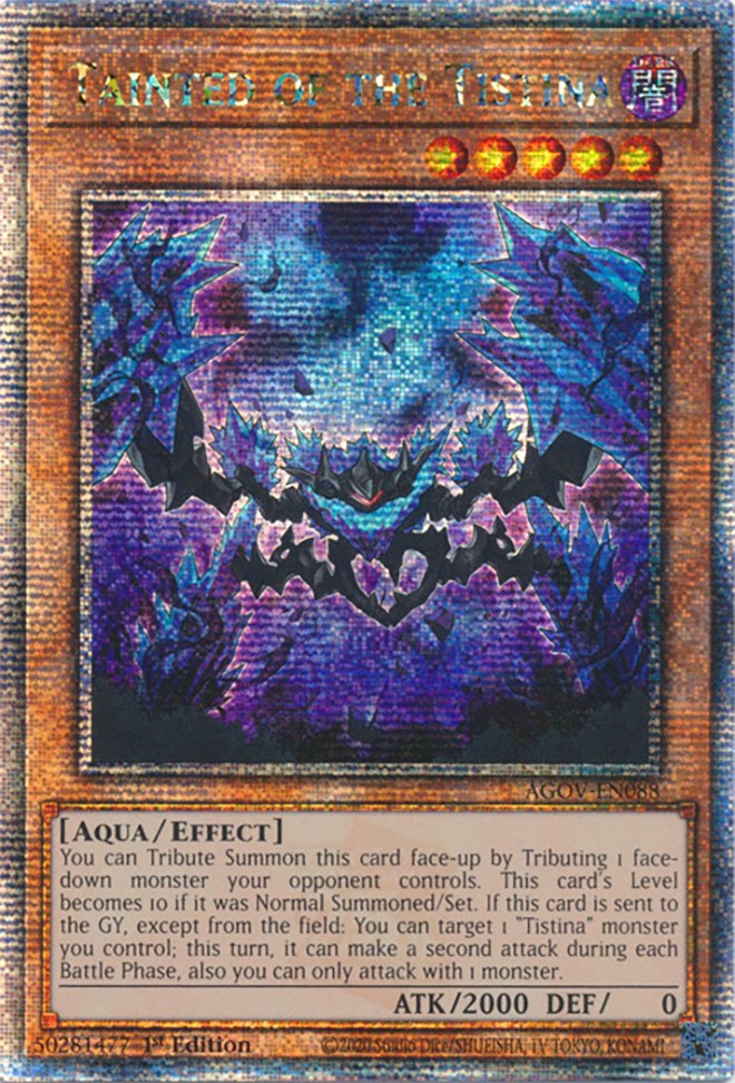 Tainted of the Tistina (Quarter Century Secret Rare) [AGOV-EN088] Quarter Century Secret Rare | Good Games Adelaide SA