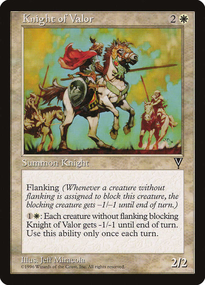 Knight of Valor  (Visions)  | Good Games Adelaide SA