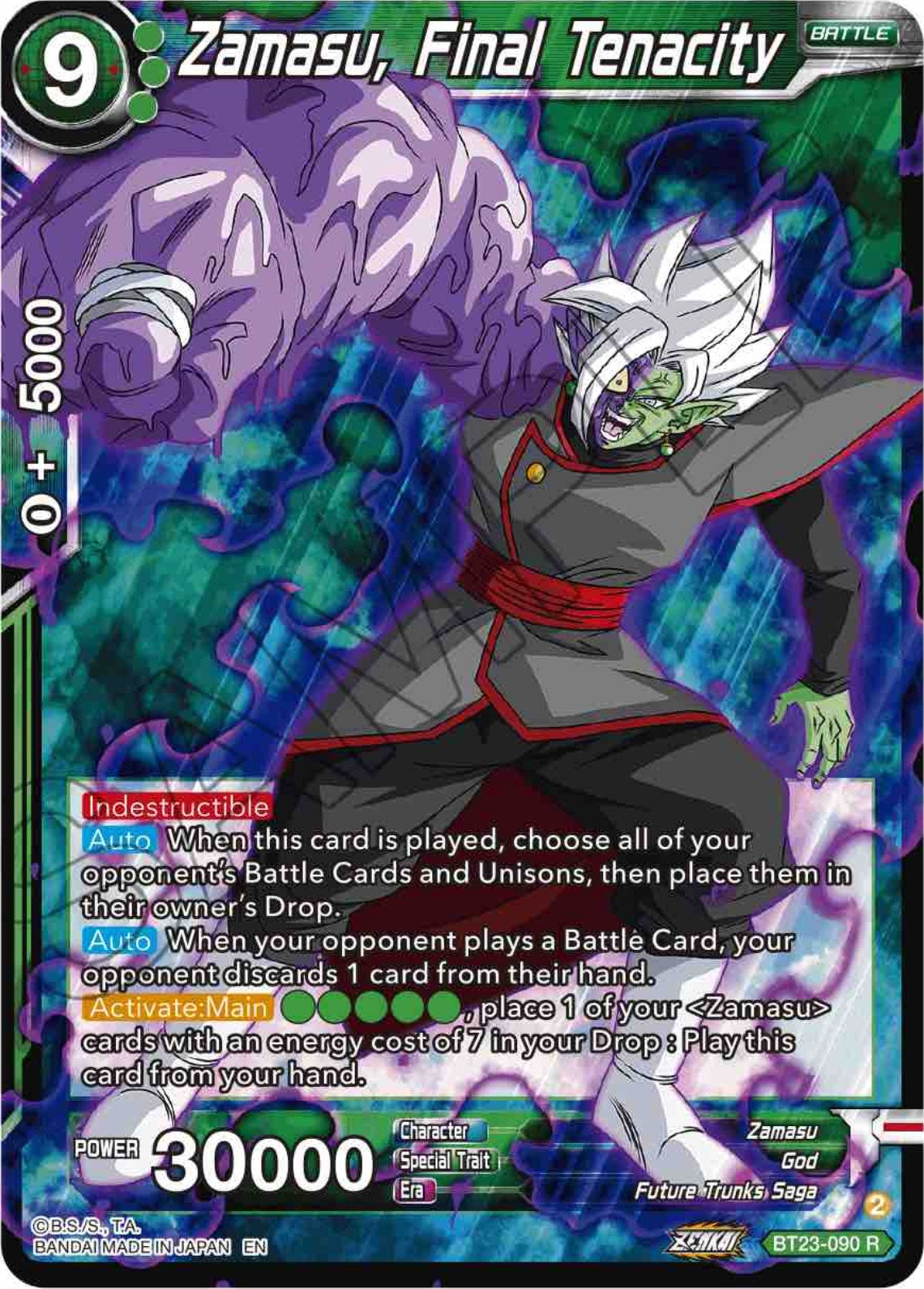 Zamasu, Final Tenacity (BT23-090) [Perfect Combination] | Good Games Adelaide SA
