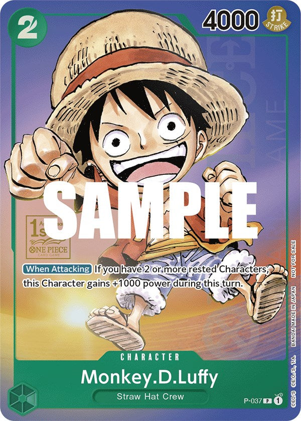 Monkey.D.Luffy (1st Anniversary Tournament) [One Piece Promotion Cards] | Good Games Adelaide SA