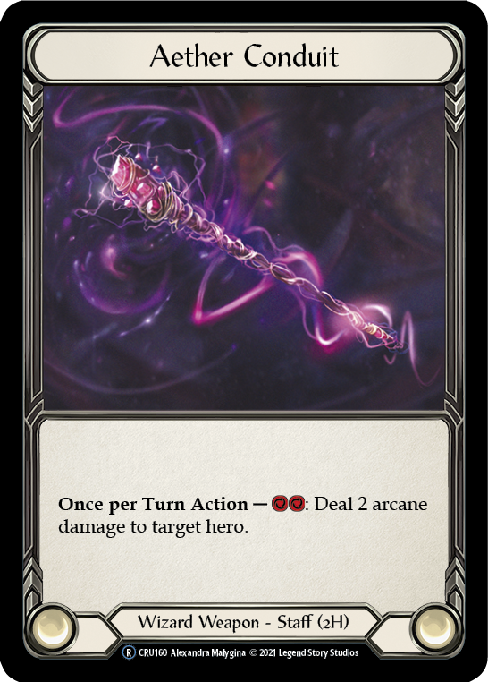 Aether Conduit [U-CRU160-RF] Unlimited Rainbow Foil | Good Games Adelaide SA