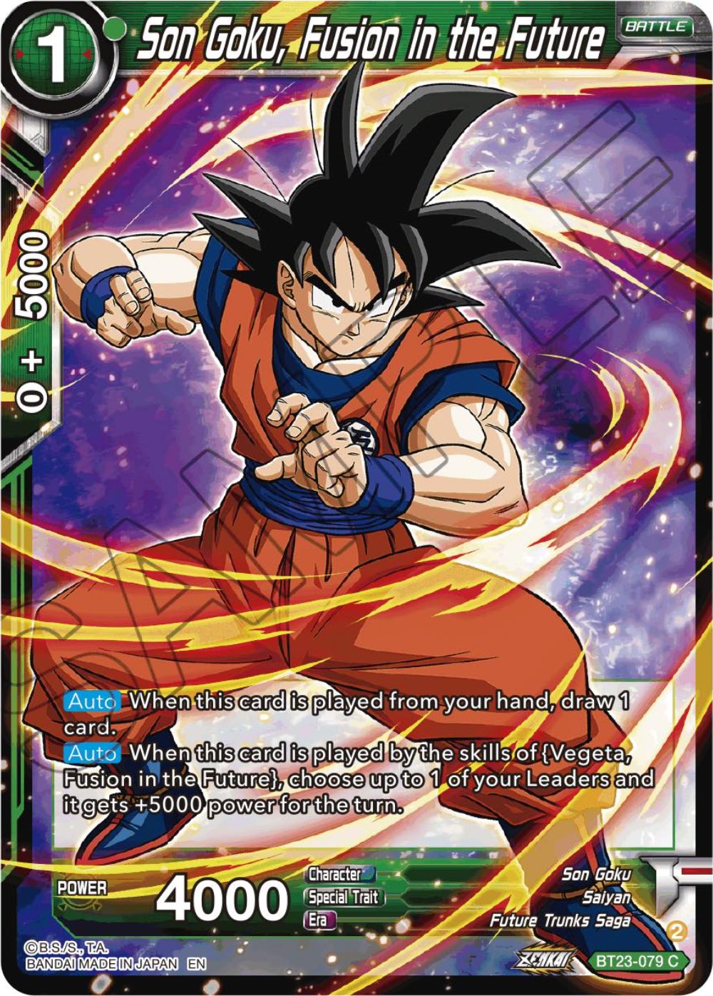 Son Goku, Fusion in the Future (BT23-079) [Perfect Combination] | Good Games Adelaide SA