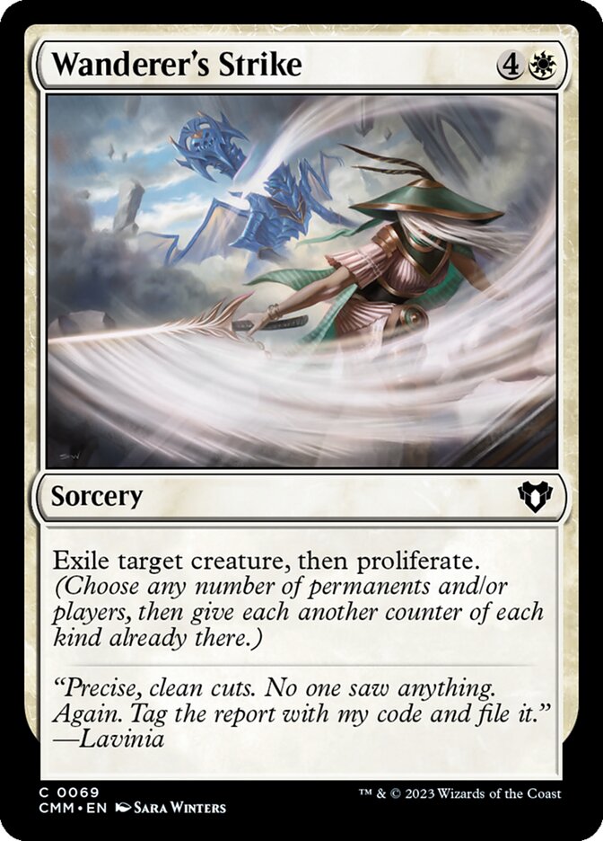 Wanderer's Strike 69 (Commander Masters)  - Foil | Good Games Adelaide SA