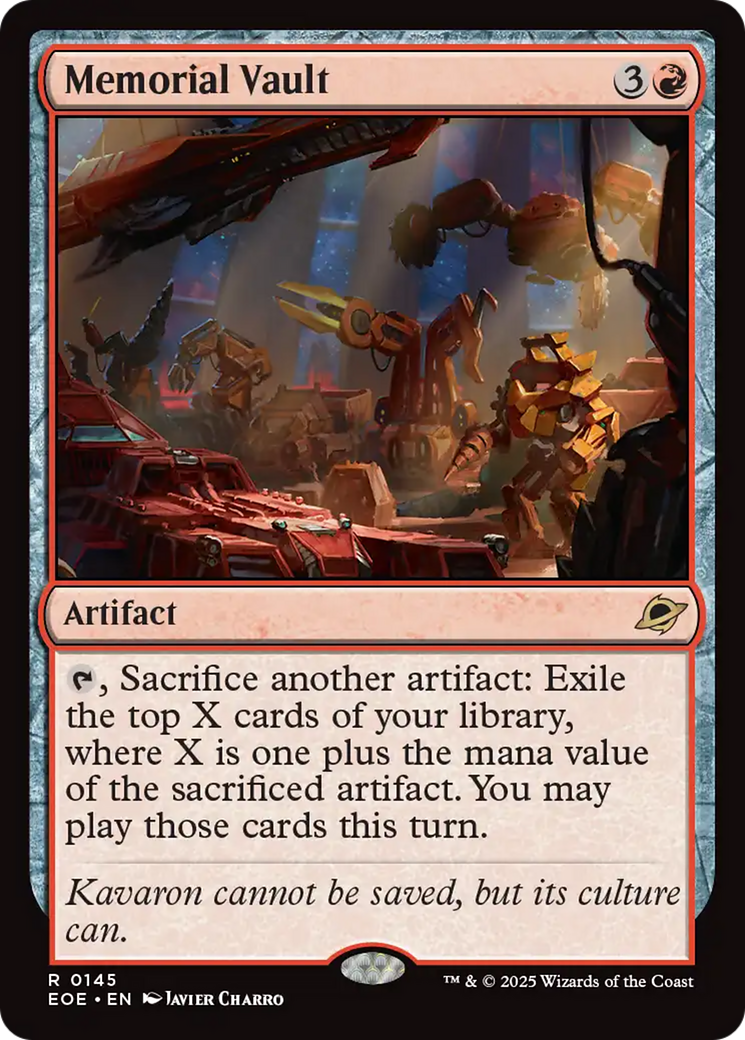Memorial Vault [Edge of Eternities] | Good Games Adelaide SA