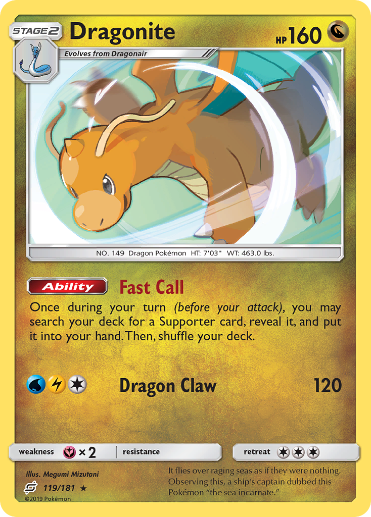 Dragonite (119/181) [Sun & Moon: Team Up] | Good Games Adelaide SA