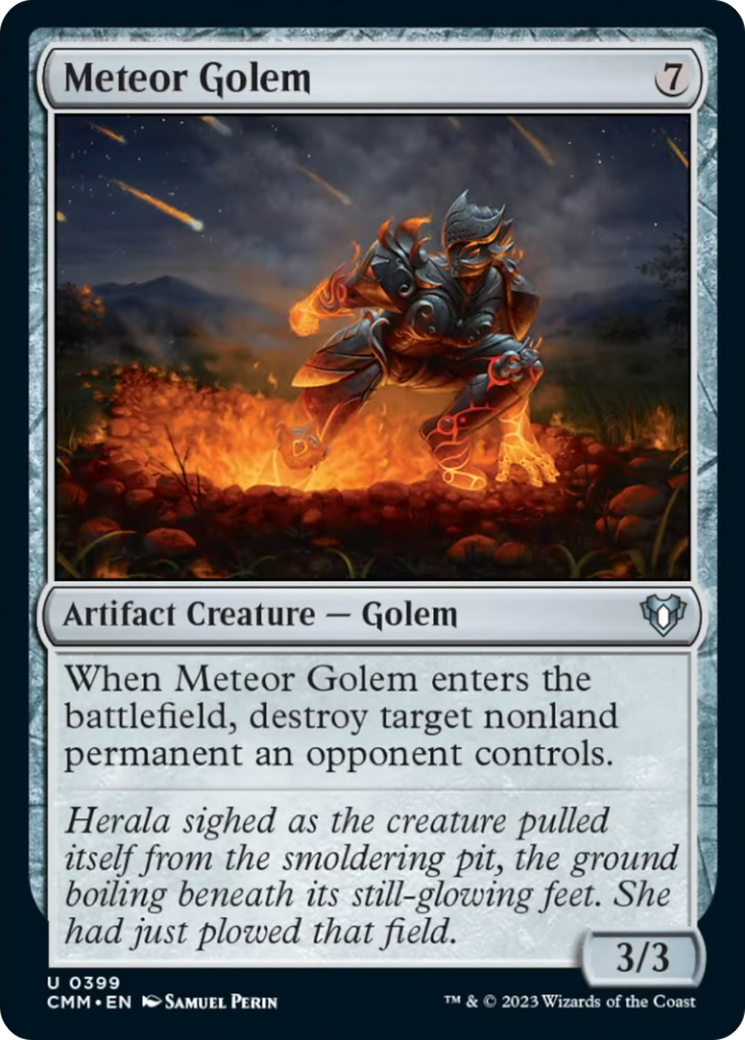 Meteor Golem [Commander Masters] | Good Games Adelaide SA