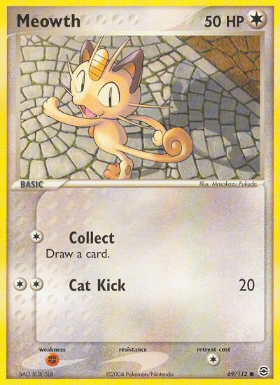 Meowth (69/112) [EX: FireRed & LeafGreen] | Good Games Adelaide SA