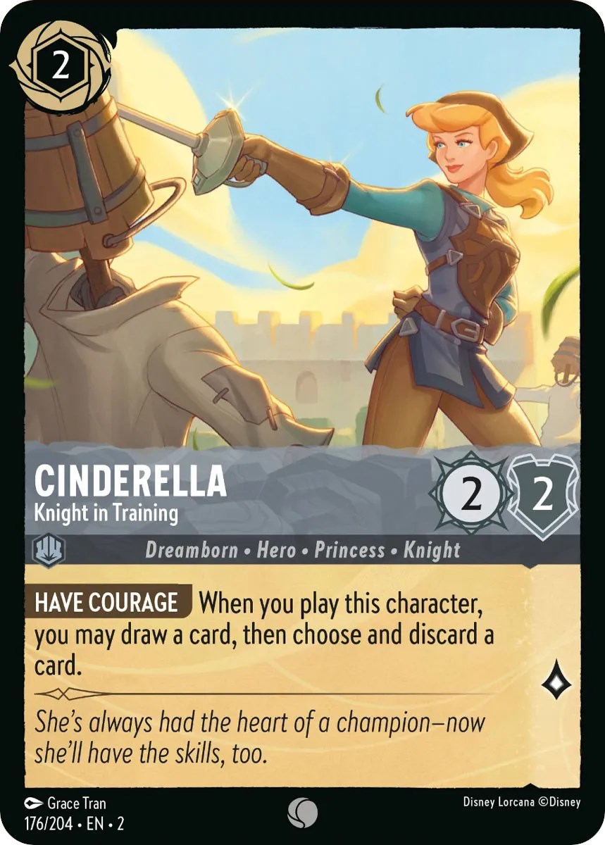 Cinderella - Knight in Training (176/204) [Rise of the Floodborn] | Good Games Adelaide SA