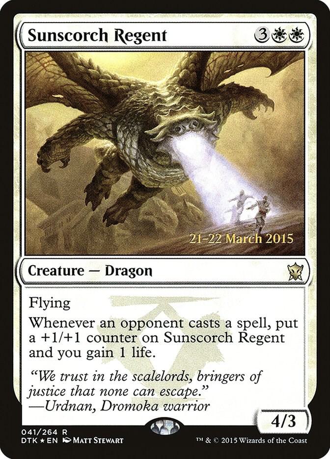 Sunscorch Regent 41 (Prerelease Cards)  - Foil | Good Games Adelaide SA