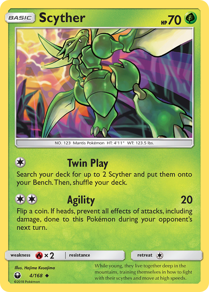 Scyther (4/168) [Sun & Moon: Celestial Storm] | Good Games Adelaide SA