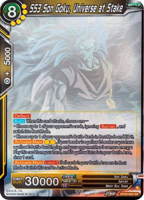 SS3 Son Goku, Universe at Stake (Hologram) (BT20-095) [Power Absorbed] | Good Games Adelaide SA