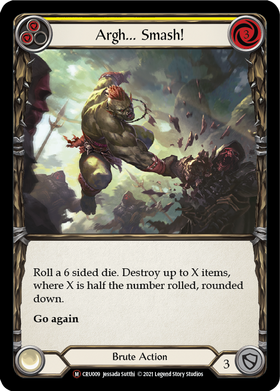 Argh... Smash! [U-CRU009-RF] Unlimited Rainbow Foil | Good Games Adelaide SA
