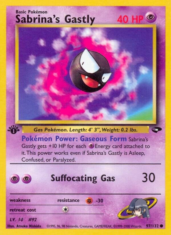 Sabrinas Gastly 97 097/132 (Gym Challenge)  - Unlimited | Good Games Adelaide SA