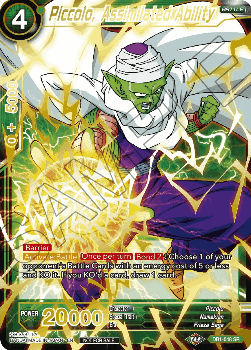 Piccolo, Assimilated Ability (Alt. Art Card Set 2023 Vol. 1) (DB1-048) [Tournament Promotion Cards] | Good Games Adelaide SA