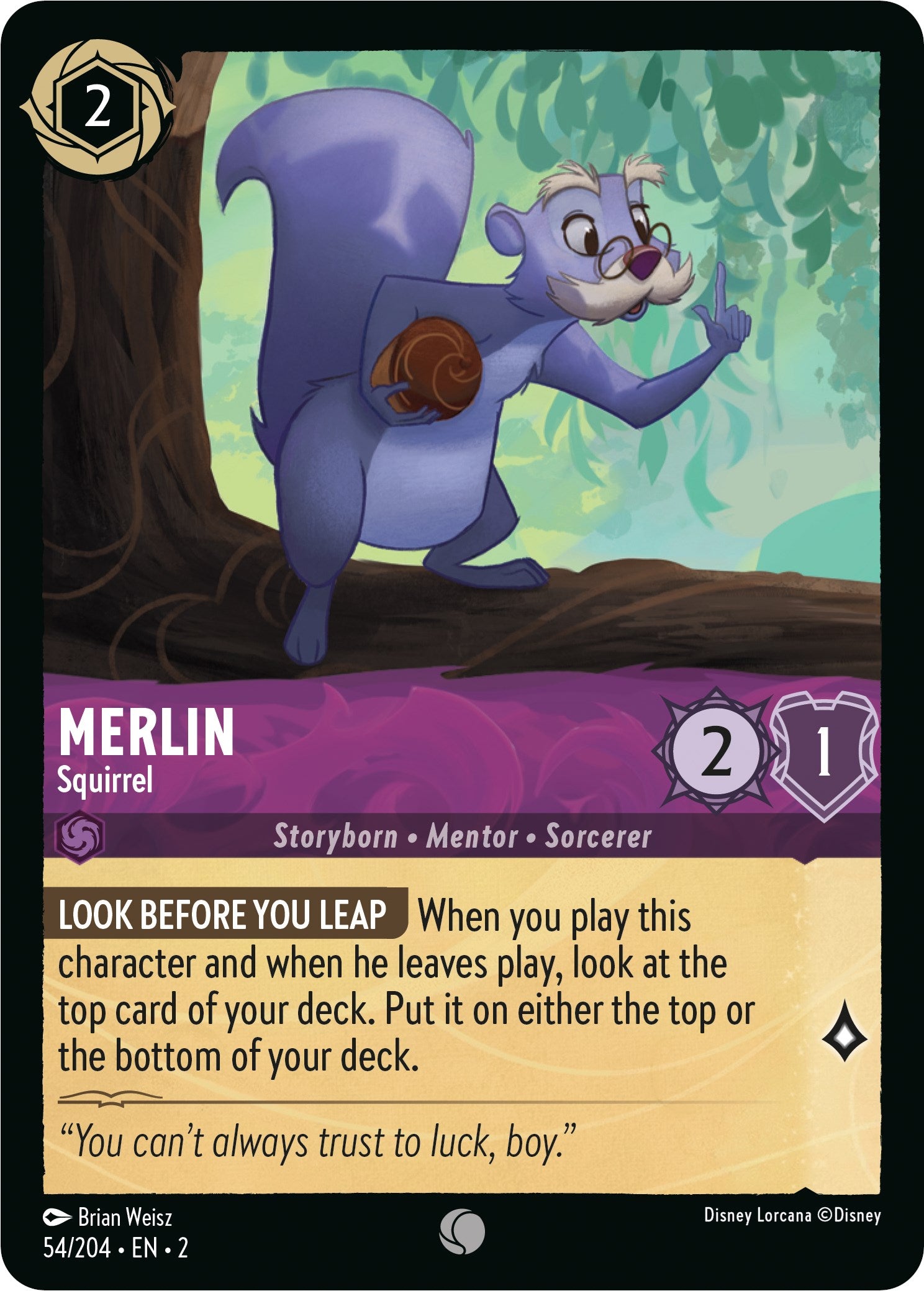 Merlin - Squirrel (54/204) [Rise of the Floodborn] | Good Games Adelaide SA