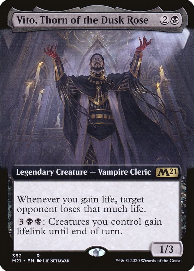 Vito, Thorn of the Dusk Rose 362 (Core Set 2021)  - Foil | Good Games Adelaide SA