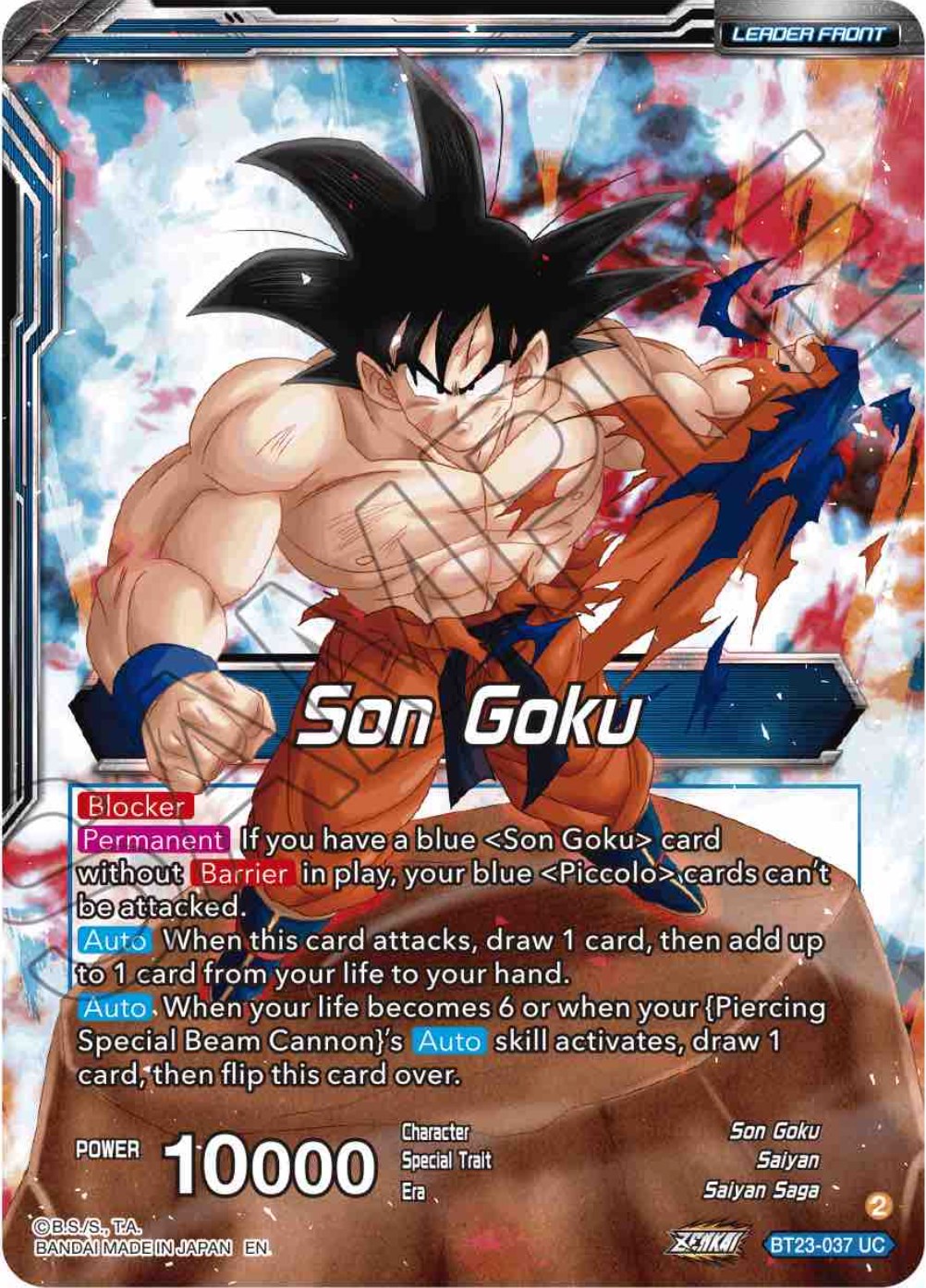Son Goku // Son Goku & Piccolo, Rag-Tag Alliance (BT23-037) [Perfect Combination] | Good Games Adelaide SA