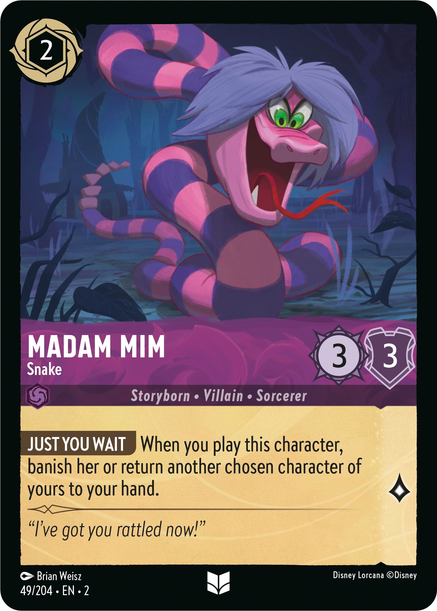 Madam Mim - Snake (49/204) [Rise of the Floodborn] | Good Games Adelaide SA