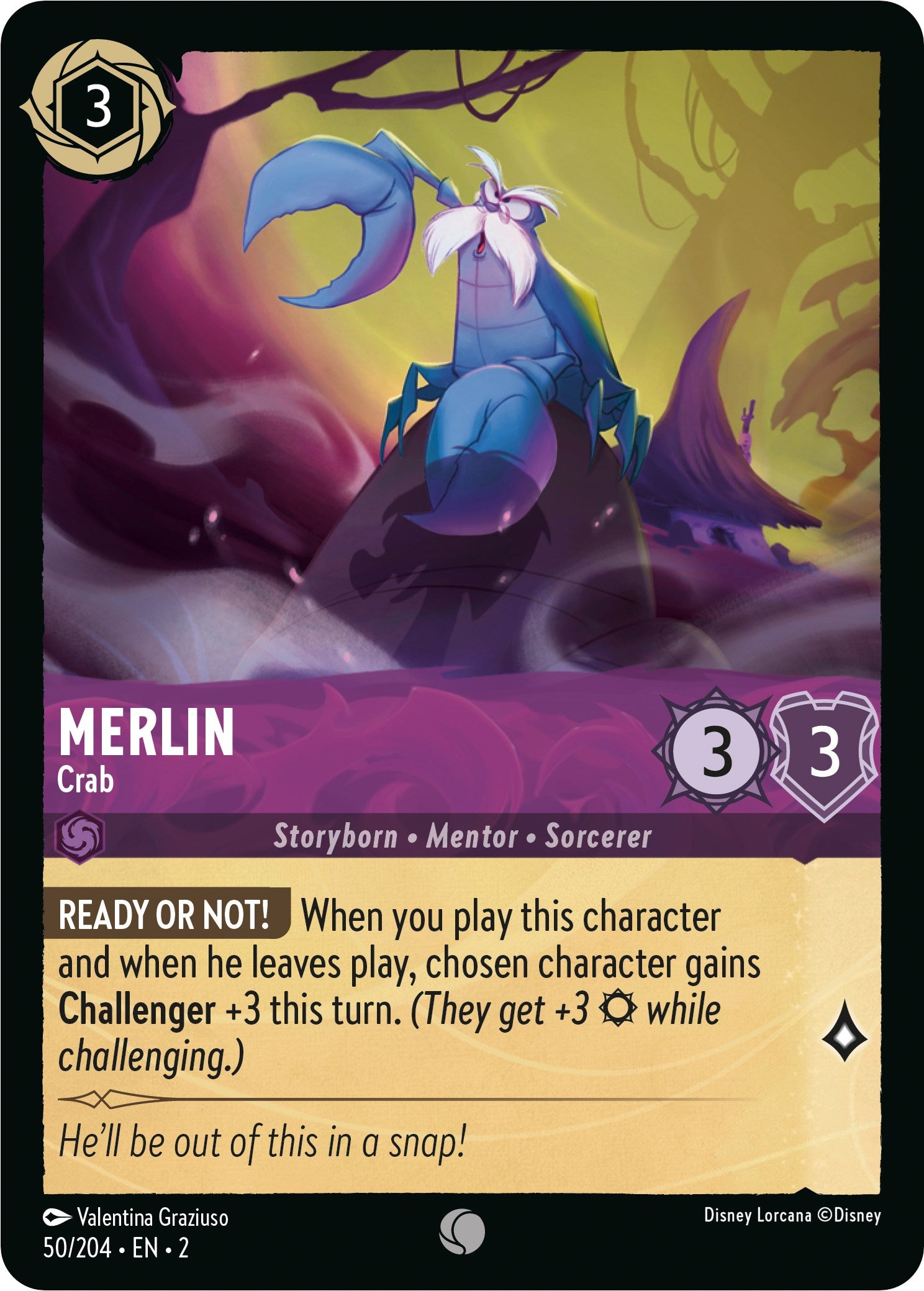 Merlin - Crab (50/204) [Rise of the Floodborn] | Good Games Adelaide SA