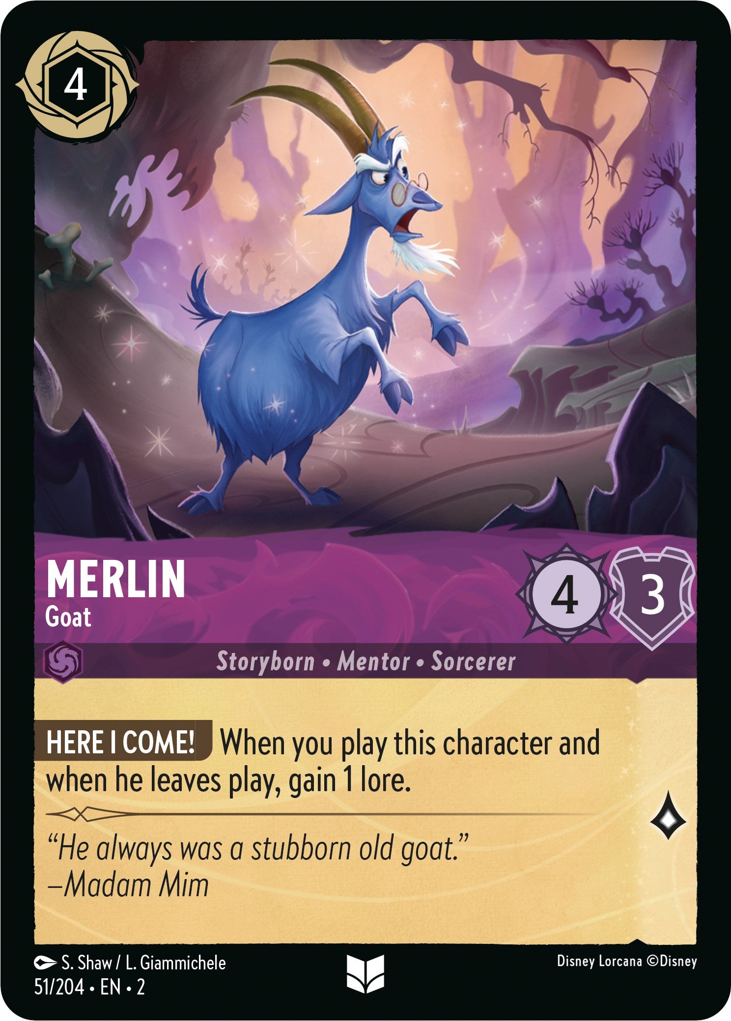 Merlin - Goat (51/204) [Rise of the Floodborn] | Good Games Adelaide SA