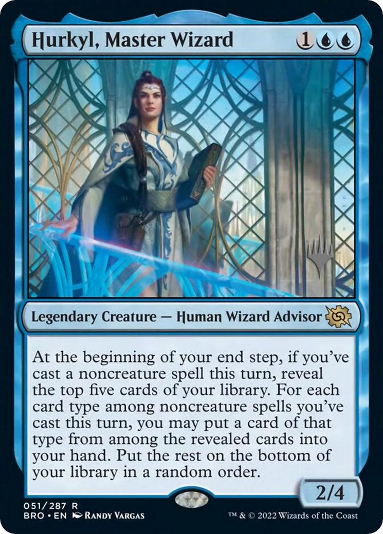 Hurkyl, Master Wizard (Promo Pack) [The Brothers' War Promos] | Good Games Adelaide SA