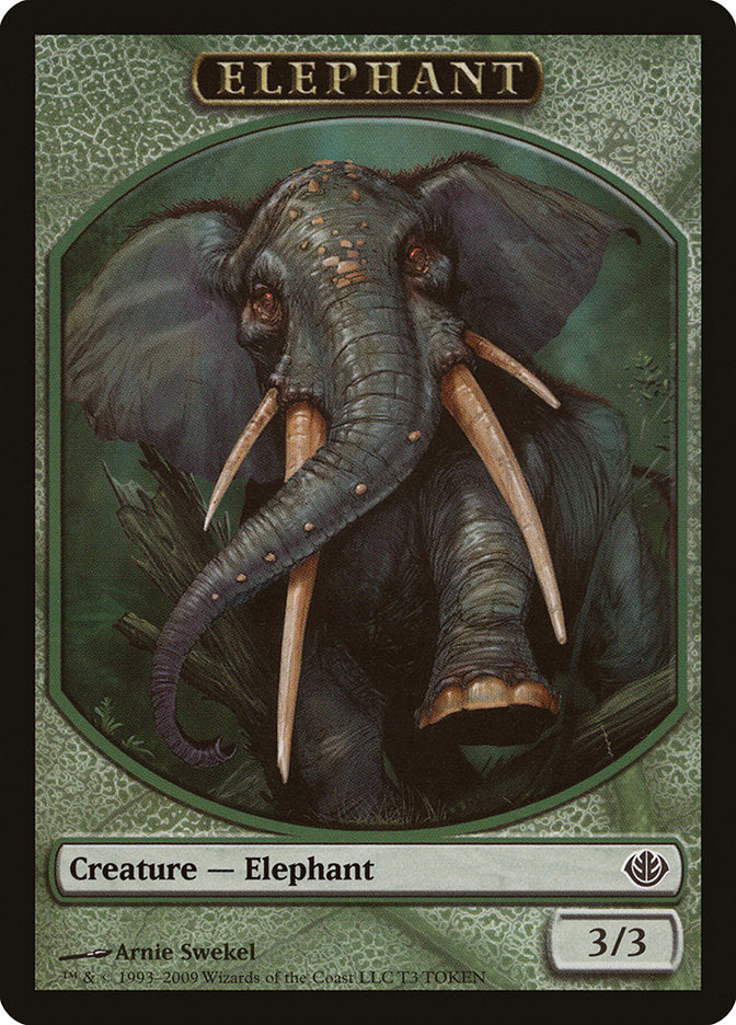 Elephant Token [Duel Decks: Garruk vs. Liliana Tokens] | Good Games Adelaide SA
