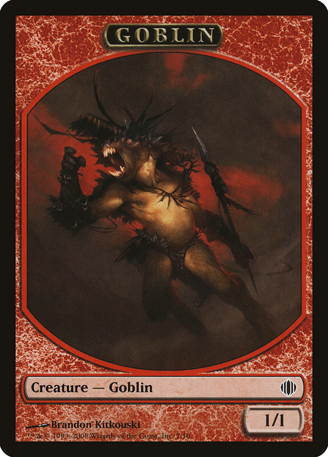 Goblin Token [Shards of Alara Tokens] | Good Games Adelaide SA