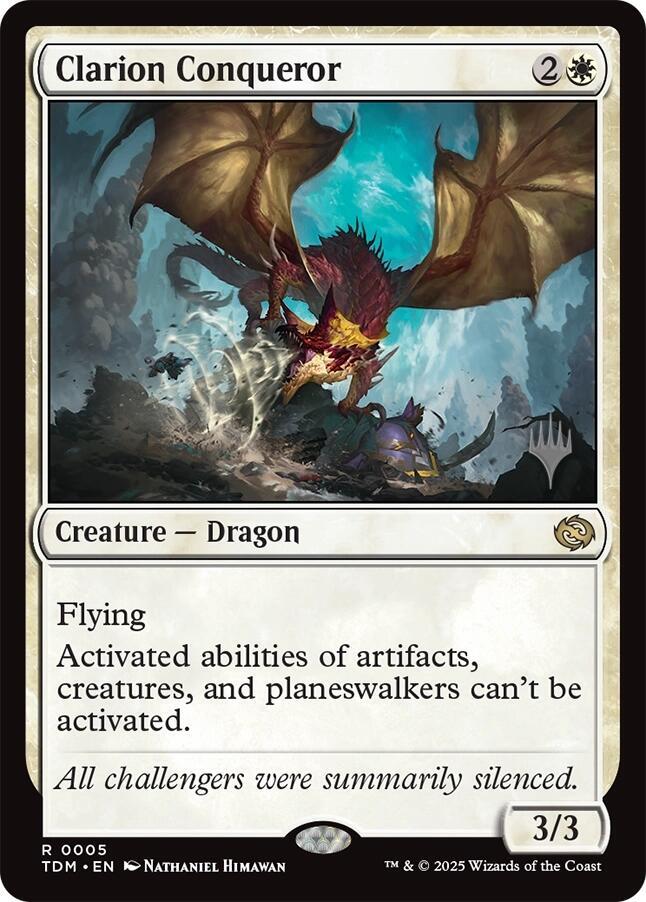 Clarion Conqueror 5 (Promo Pack: Tarkir: Dragonstorm)  | Good Games Adelaide SA
