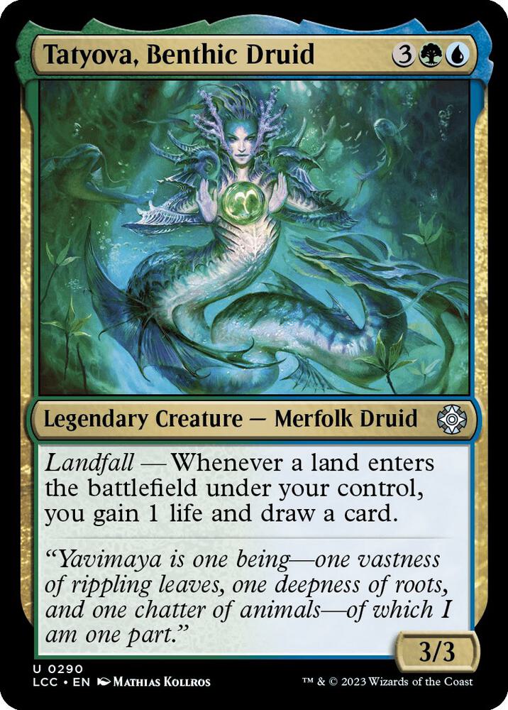 Tatyova Benthic Druid 290 (Commander: The Lost Caverns of Ixalan)  | Good Games Adelaide SA