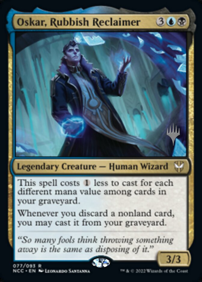 Oskar, Rubbish Reclaimer (Promo Pack) [Streets of New Capenna Commander Promos] | Good Games Adelaide SA