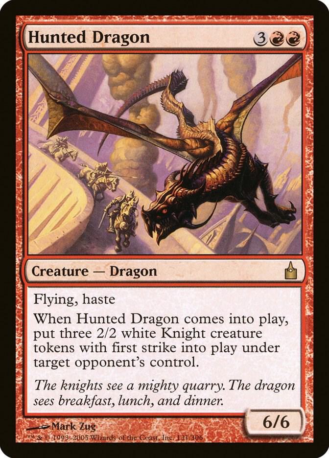 Hunted Dragon 131/306 (Ravnica: City of Guilds)  | Good Games Adelaide SA