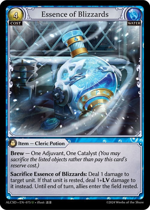 Essence of Blizzards (75) [Alchemical Revolution: Starter Decks] | Good Games Adelaide SA