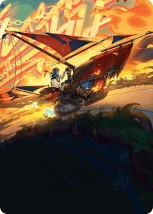 Boosted Sloop Art Card 47 (Art Series: Aetherdrift)  | Good Games Adelaide SA