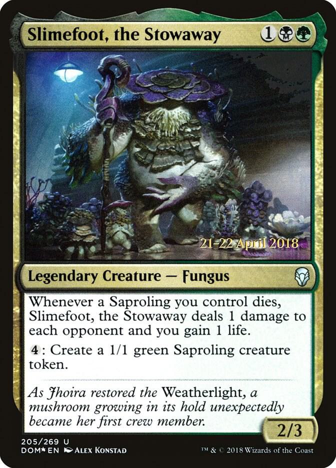 Slimefoot the Stowaway 205 (Prerelease Cards)  - Foil | Good Games Adelaide SA