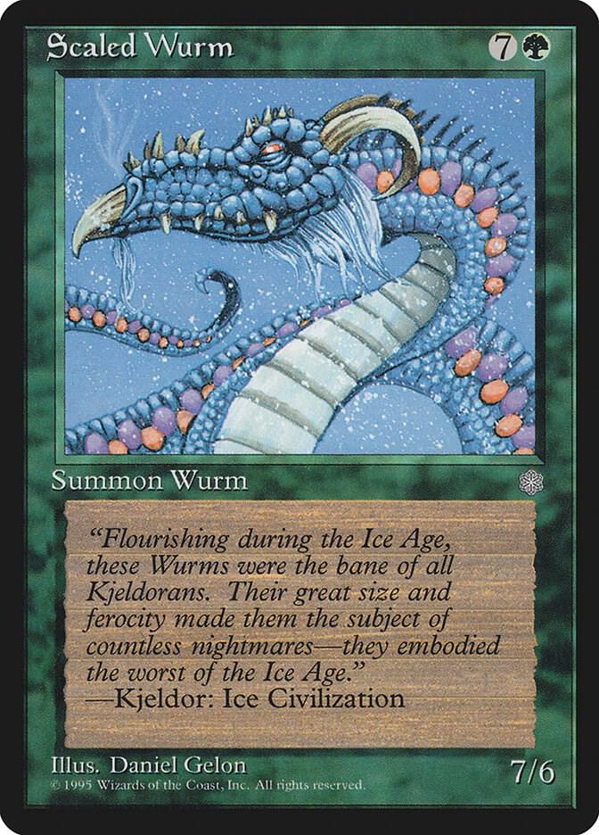 Scaled Wurm  (Ice Age)  | Good Games Adelaide SA
