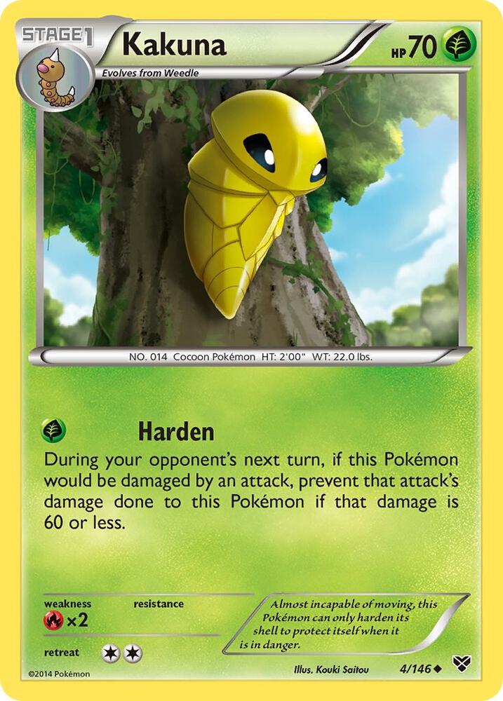 Kakuna 4/146 (XY Base Set)  | Good Games Adelaide SA