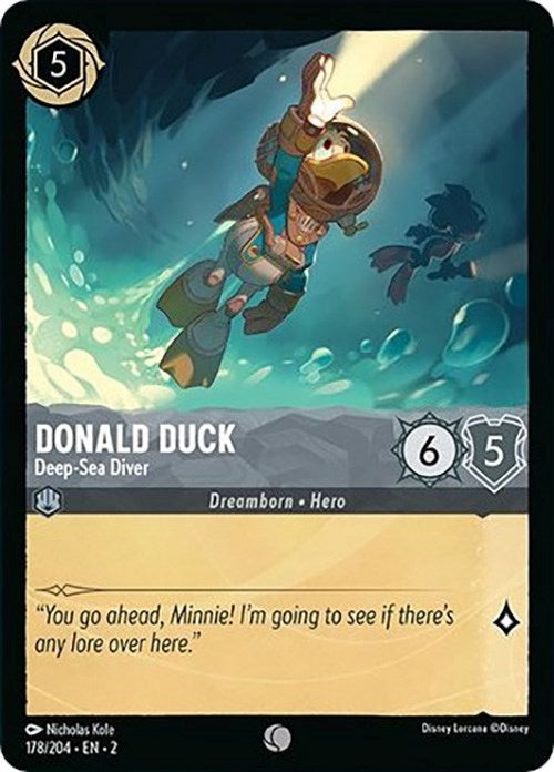 Donald Duck - Deep-Sea Diver (178/204) [Rise of the Floodborn] | Good Games Adelaide SA