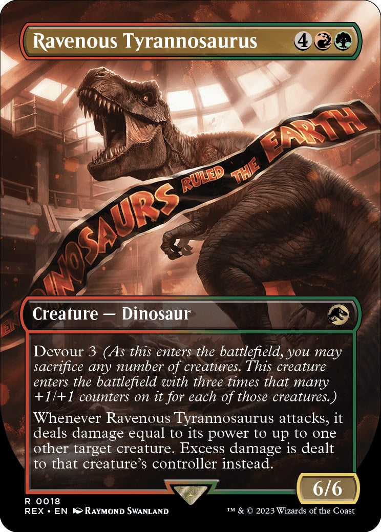 Ravenous Tyrannosaurus (Borderless) [Jurassic World Collection] | Good Games Adelaide SA