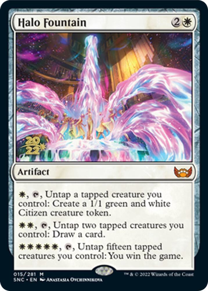 Halo Fountain 15 (Prerelease Cards)  - Foil | Good Games Adelaide SA