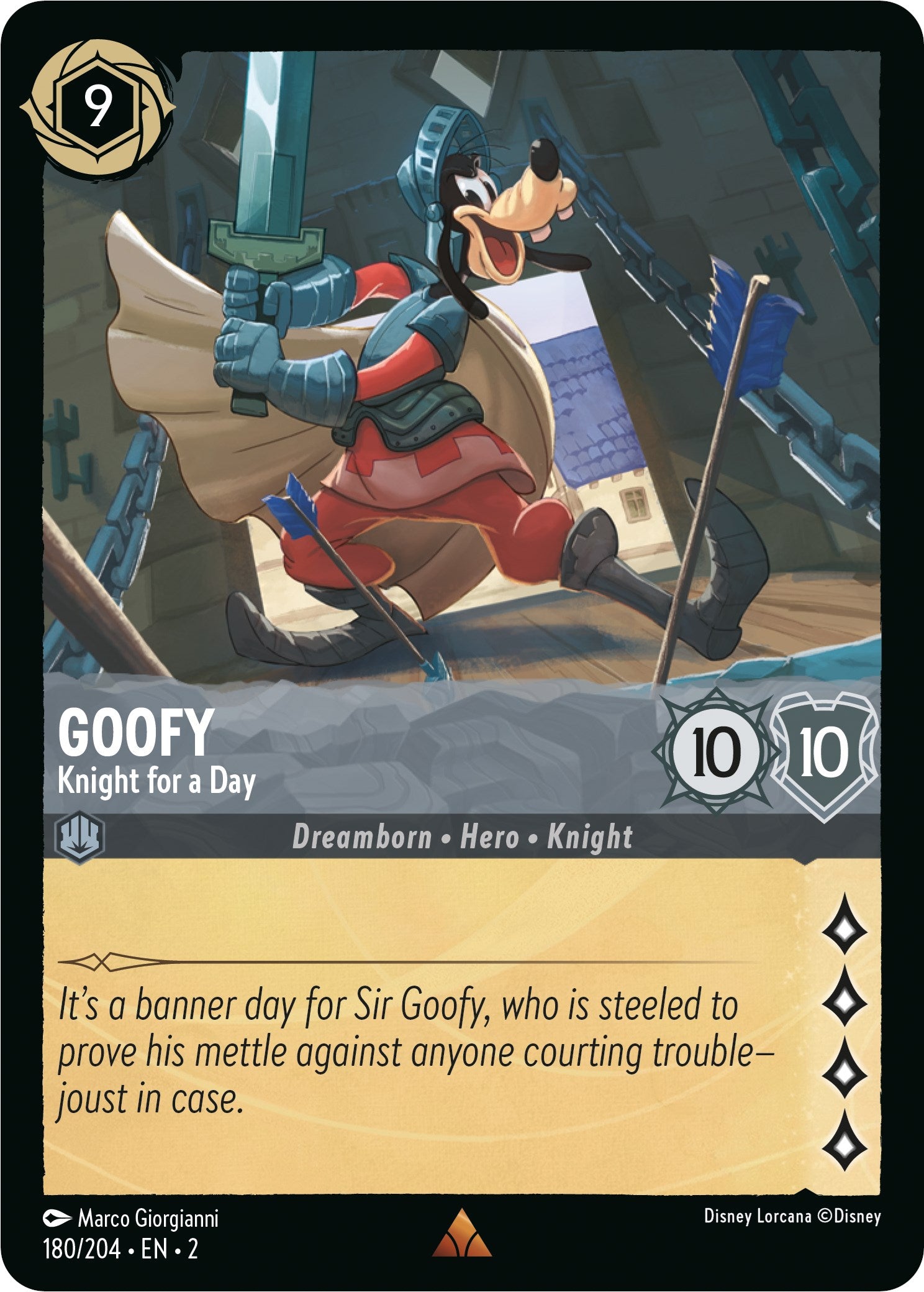Goofy - Knight for a Day (180/204) [Rise of the Floodborn] | Good Games Adelaide SA