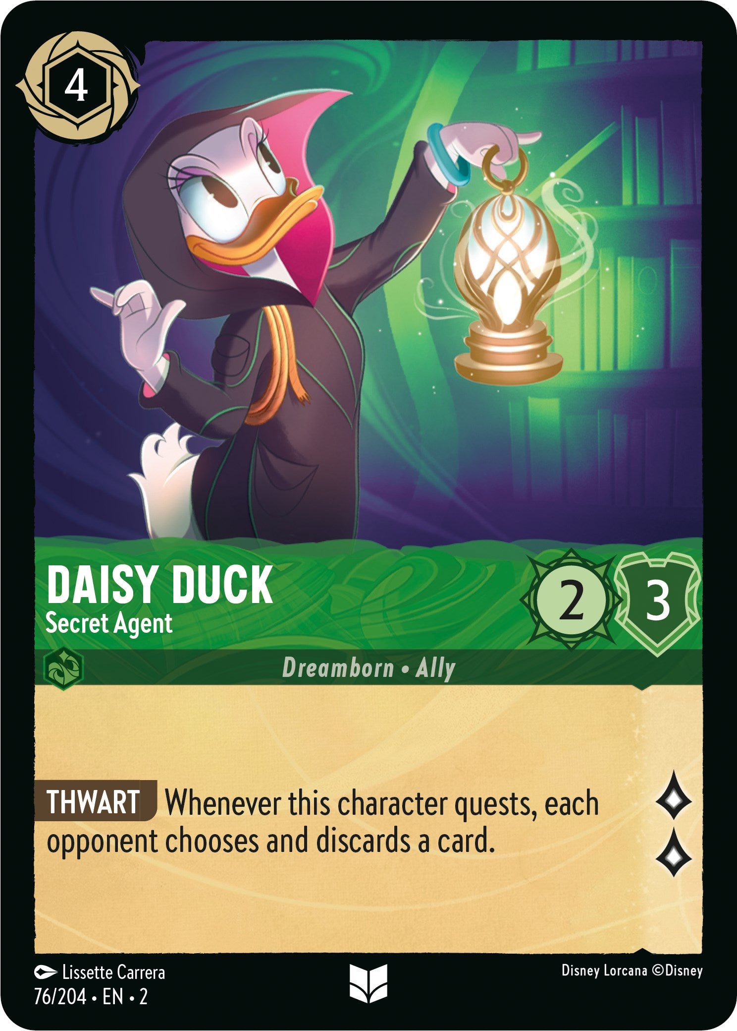 Daisy Duck - Secret Agent (76/204) [Rise of the Floodborn] | Good Games Adelaide SA